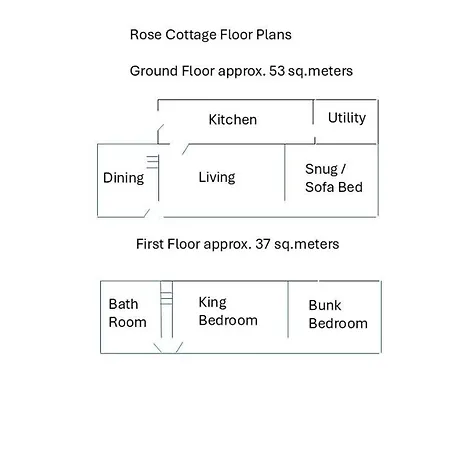 펜션 Rose Cottage, Village With Hot Tub - Rural Location *